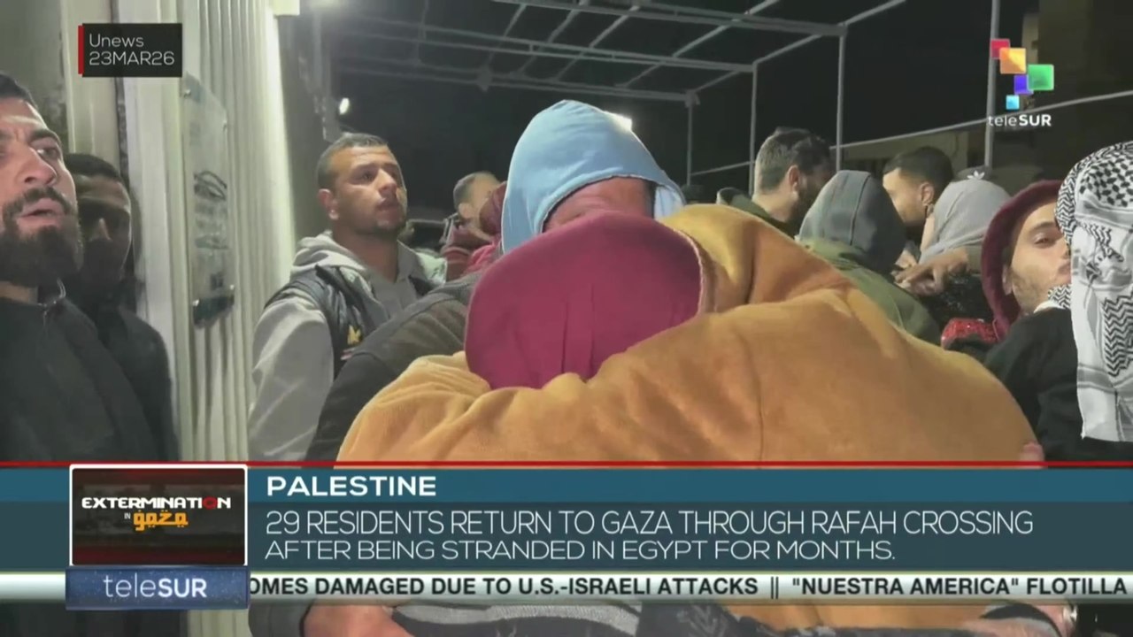 Palestine | 29 residents return to Gaza through Rafah crossing after being stranded in Egypt for months