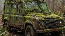 From Rust to Luxury Camper 🚙 Unreal Land Rover Transformation (AI)