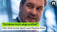 Markus Söder: "Schäme mich abgrundtief" - CSU-Chef erntet Spott nach Peinlich-Post