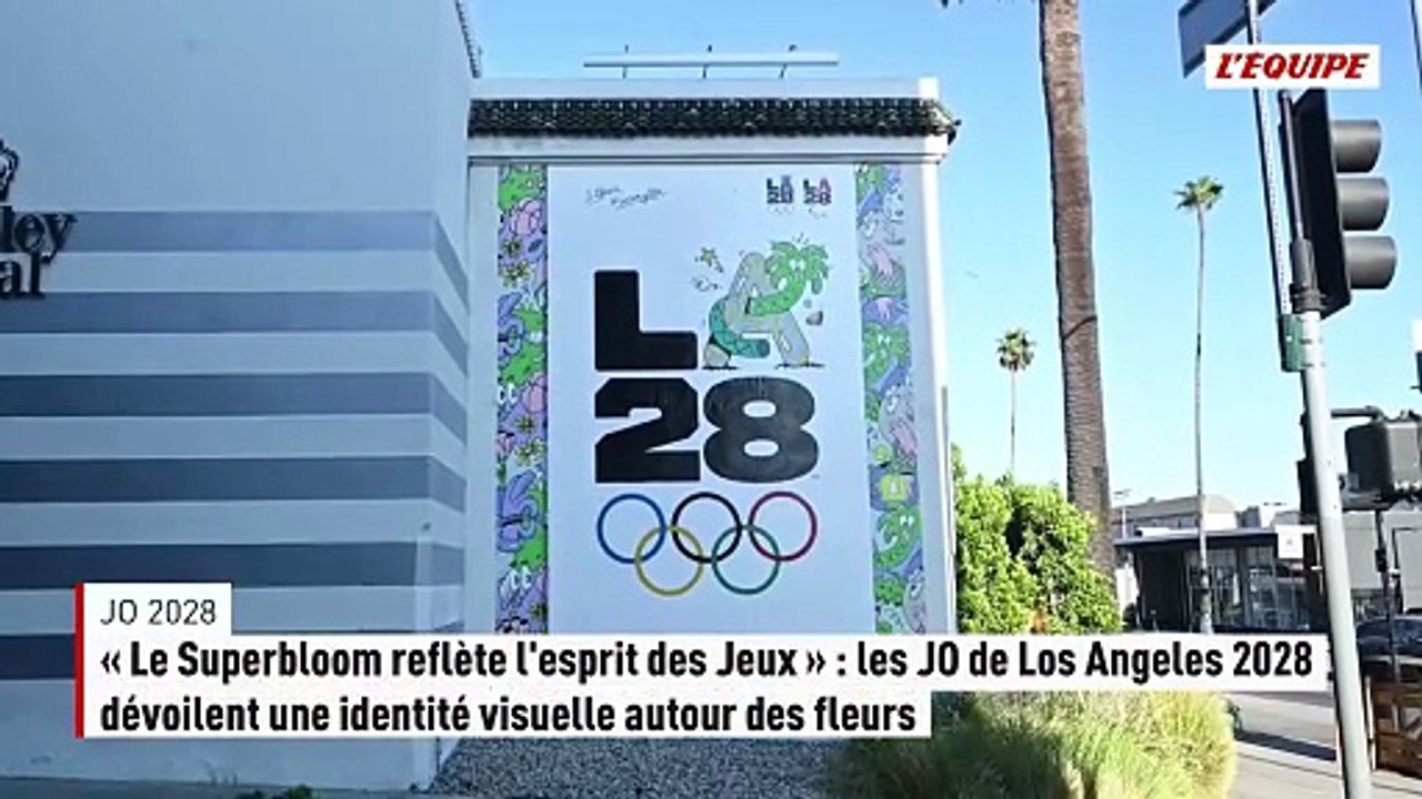 Les JO de Los Angeles 2028 dévoilent une identité visuelle autour des fleurs - Tous sports - JO