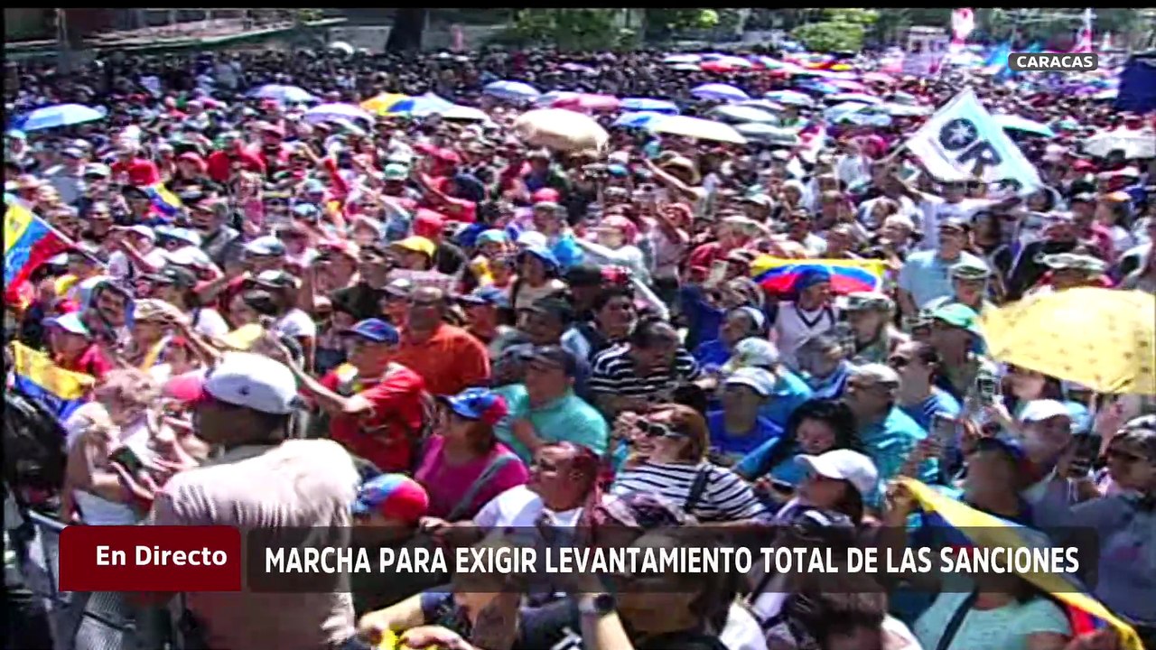 Alc. Carmen Meléndez y el pueblo venezolano exigen el levantamiento de las sanciones