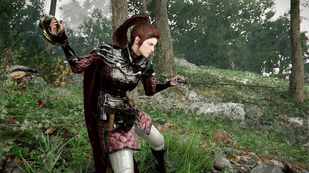 Crimson Desert: Wir rufen Damiane herbei, um mit ihr ein paar Banditen zu verdreschen