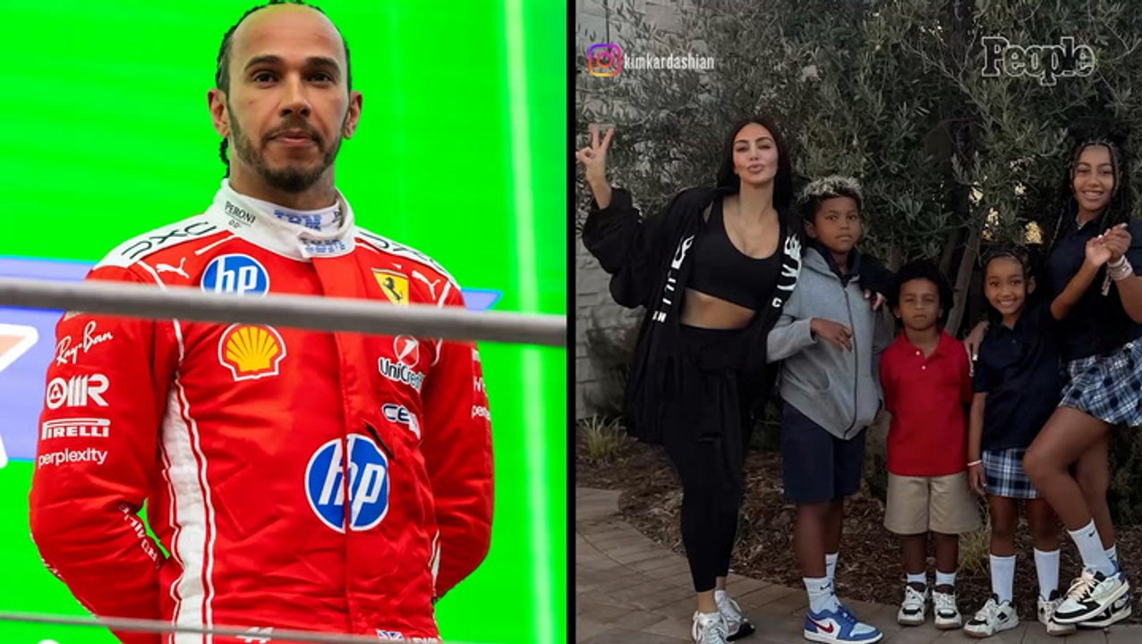 Kim Kardashian and Lewis Hamilton Are Vacationing Together with Her Children in Tokyo (Exclusive)