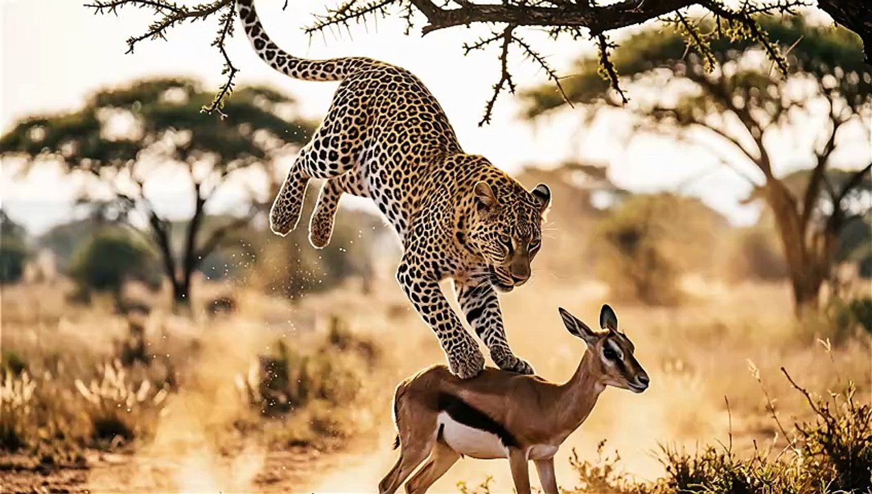 Leopard Tree Ambush