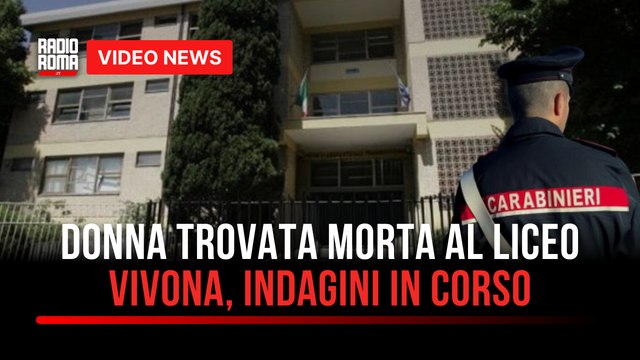 Donna trovata morta al liceo Vivona, indagini in corso