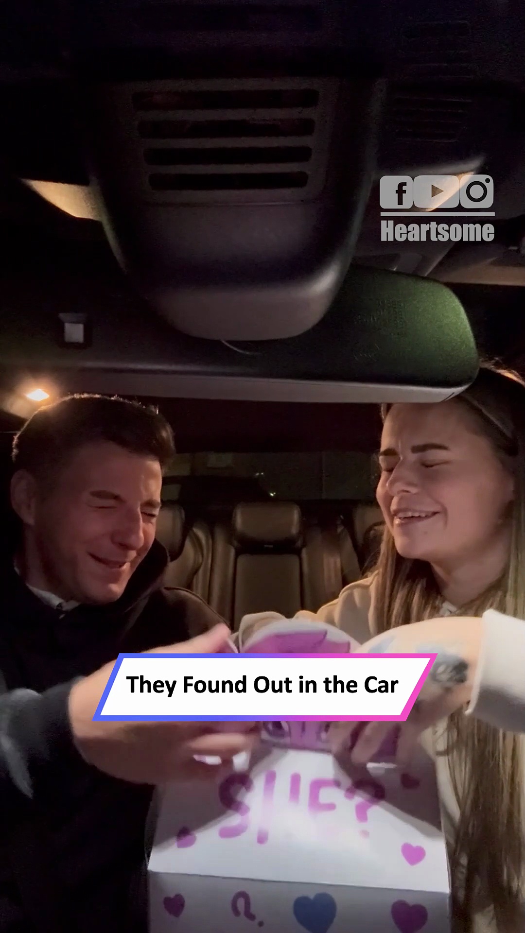 Gender Reveal Surprise 💙 Couple Finds Out They’re Expecting a Boy!|| Heartsome 💖