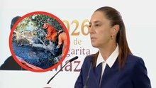 Claudia Sheinbaum sobre el derrame en el Golfo de México: ''No es de Pemex''