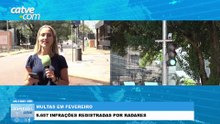 Radares registram mais de 9 mil infrações durante fevereiro em Cascavel