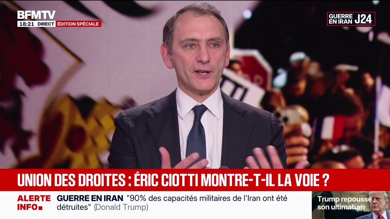 Union des droites: "Moi, je préfère être du côté de ceux qui veulent rassembler, que de ceux qui refusent", explique Laurent Jacobelli, député (RN)