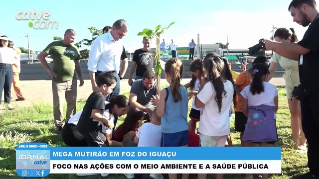 Foz do Iguaçu realiza mega mutirão de limpeza até sexta-feira (27)