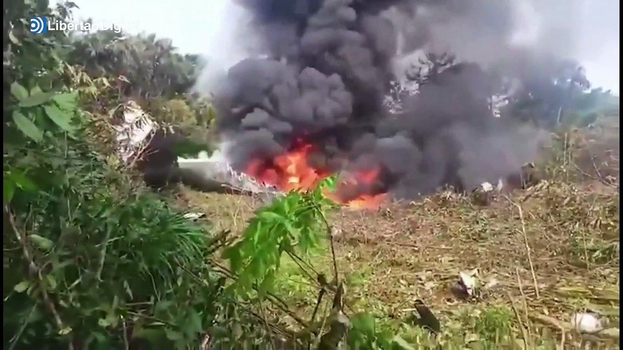 Un avión de la Fuerza Aérea de Colombia sufre un accidente al despegar
