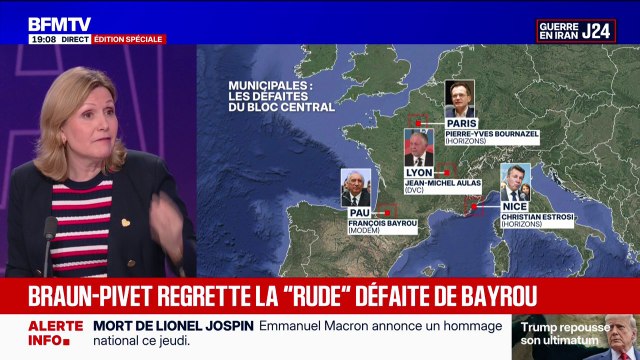Municipales: L'implantation locale prend du temps , explique Yaël Braun-Pivet, présidente de l'Assemblée nationale