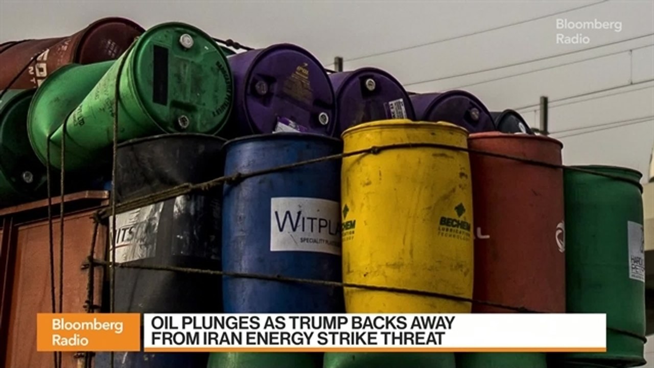 Oil and Gold Plunge as Trump Backs Off From Iran Threat