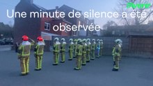 Une minute de silence et sirène hurlante en mémoire de Pol Muller, pompier décédé