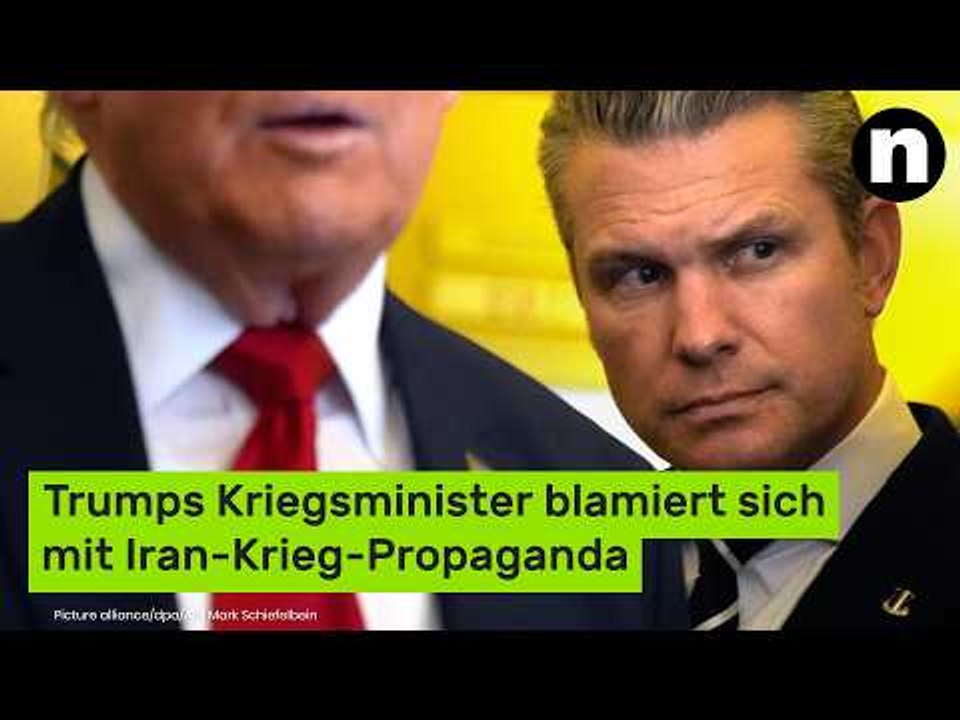 Pete Hegseth: Trumps Kriegsminister blamiert sich mit Iran-Krieg-Propaganda