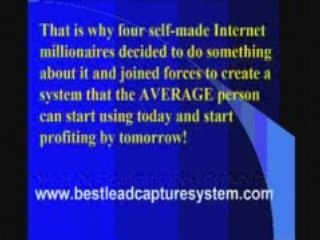Best Lead Capture System on the Internet