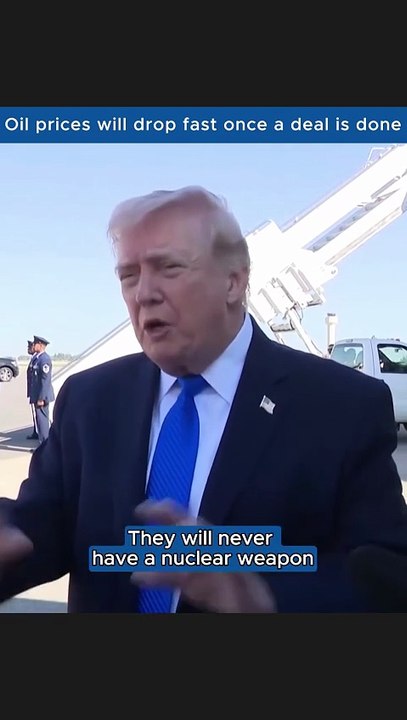 Trump on Iran Deal: Oil Prices Could Drop Fast
