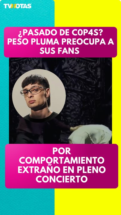 Peso Pluma sorprende con extraña posición en concierto junto a Tito Double P