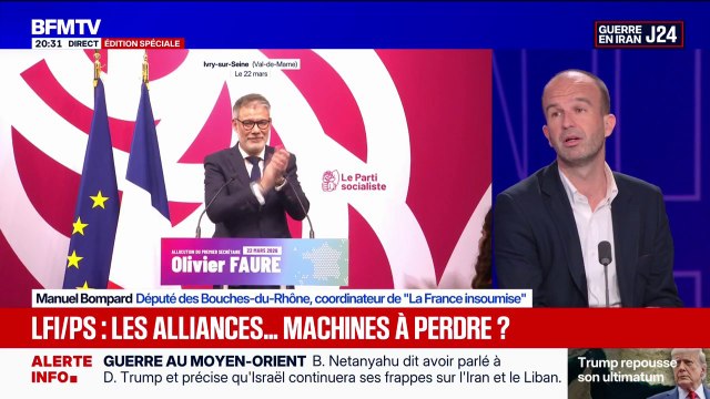Municipales: LFI a fait une percée, une progression remarquable , observe Manuel Bompard, coordinateur national de la France insoumise