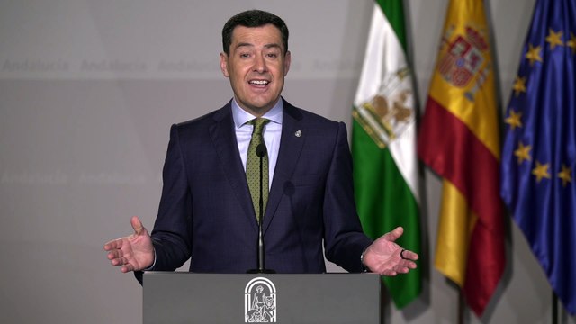 Moreno anuncia elecciones en Andalucía el 17 de mayo