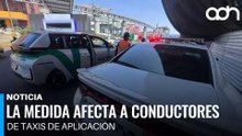 Prohiben taxis de aplicación en el AICM y esto impacta a los conductores