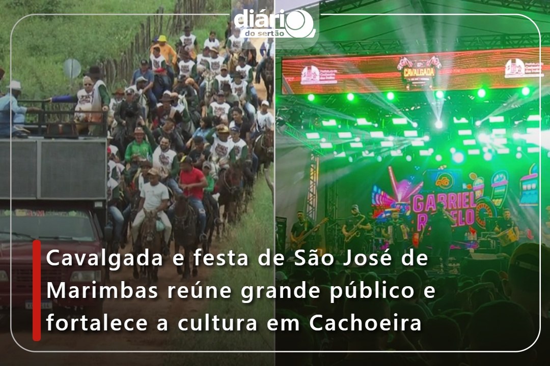 Cavalgada e festa de São José de Marimbas reúne grande público e fortalece a cultura em Cachoeira