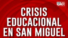 Crisis educacional en San Miguel: 1300 alumnos sin escuela