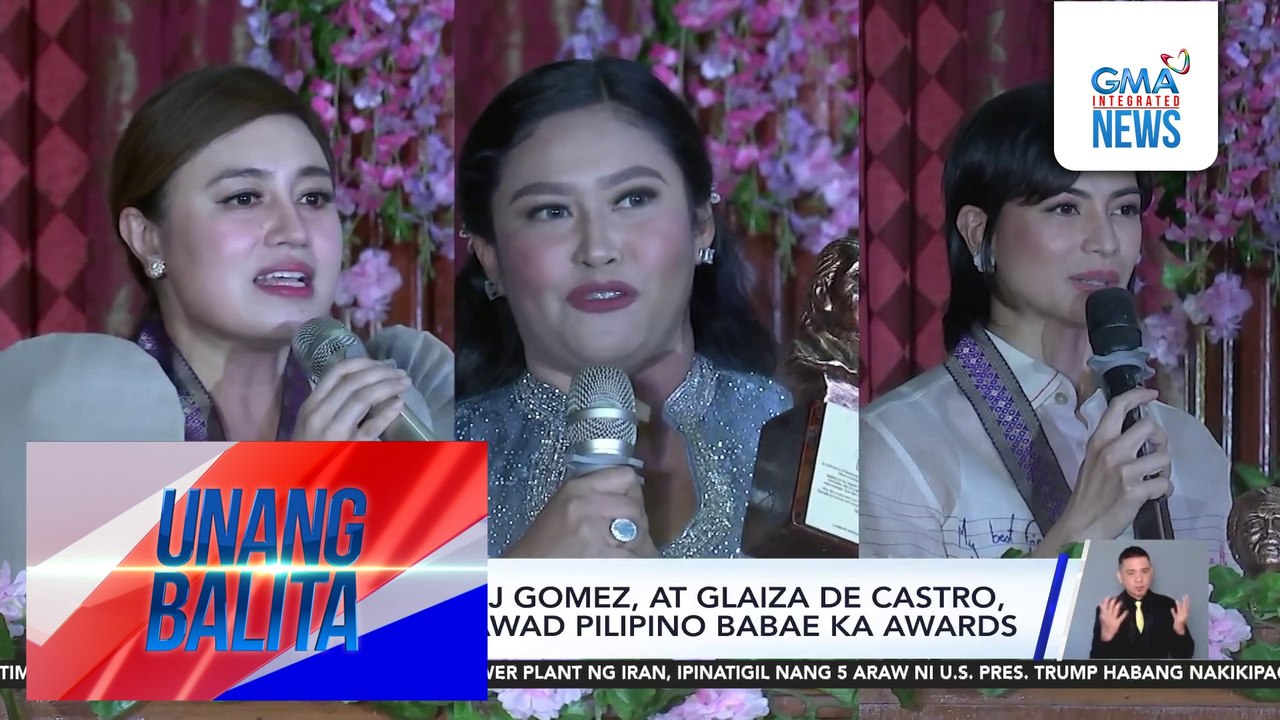 Mariz Umali, EJ Gomez, at Glaiza de Castro, kinilala sa Gawad Pilipino Babae Ka Awards | Unang Balita