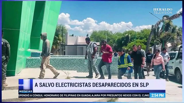 ¡Aparecen sanos y salvos! Hallan con vida a los 7 electricistas desaparecidos en San Luis Potosí
