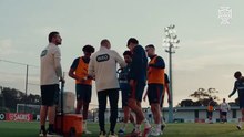Treino da seleção nacional