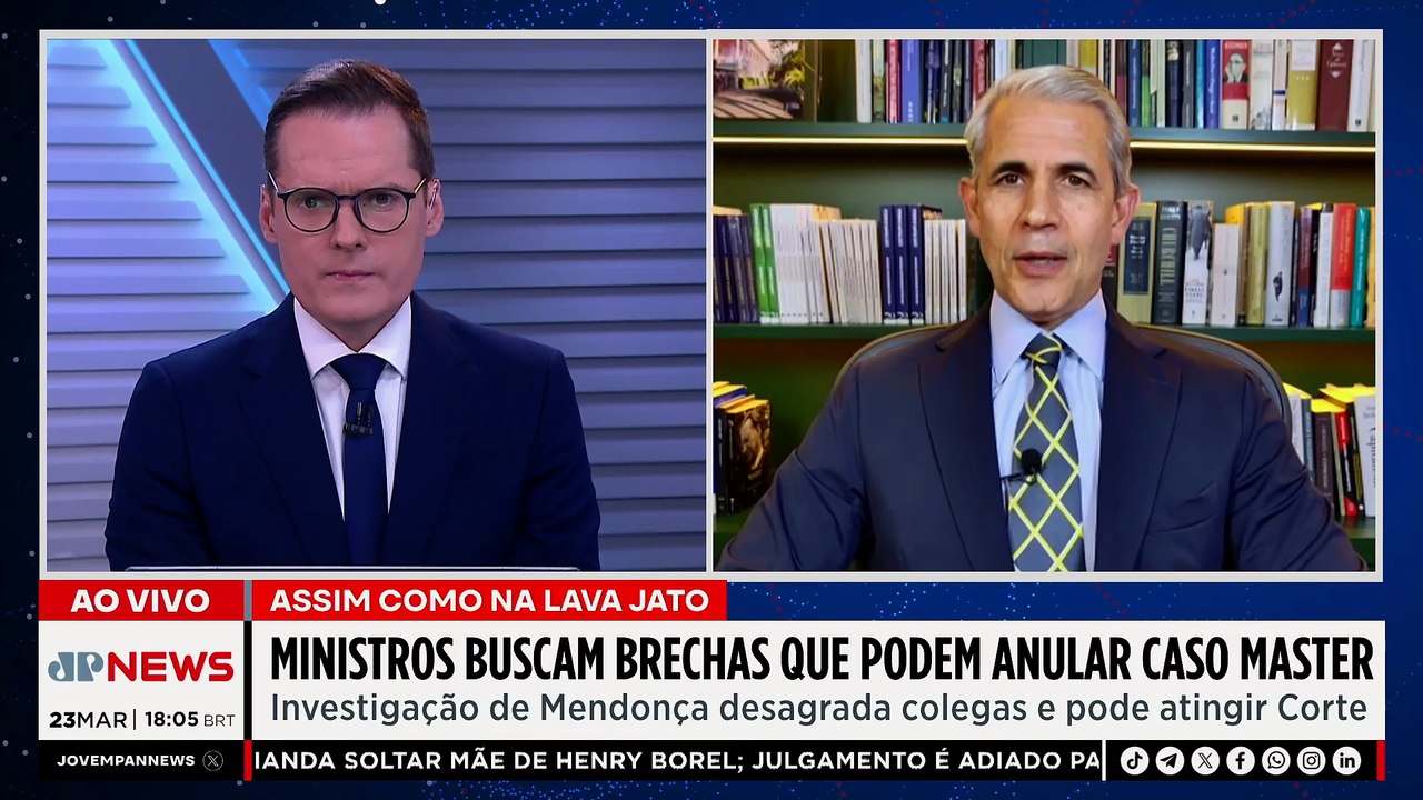 STF PODE ANULAR CASO MASTER / DELAÇÃO DE VORCARO ASSUSTA BRASÍLIA | OS PINGOS NOS IS - 23/03/26