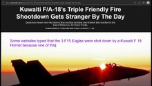 Mar 1st 2026 Kuwaitian F 18 Hornet shot down 3 USAF 335th 492nd FS F 15 Eagles Friendly fire Impossible DCS World