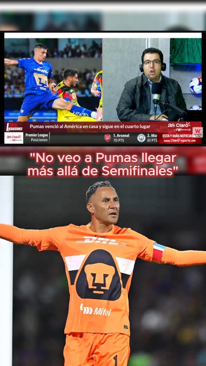 “No veo a los Pumas llegar más allá de Semifinales”