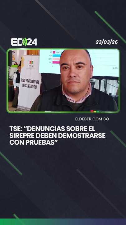 TSE: “Denuncias sobre el Sirepre deben demostrarse con pruebas”