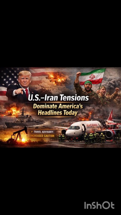 U.S.–Iran Tensions Dominate America’s Headlines Today