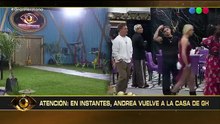 Volvió Andrea del Boca a la casa de Gran Hermano
