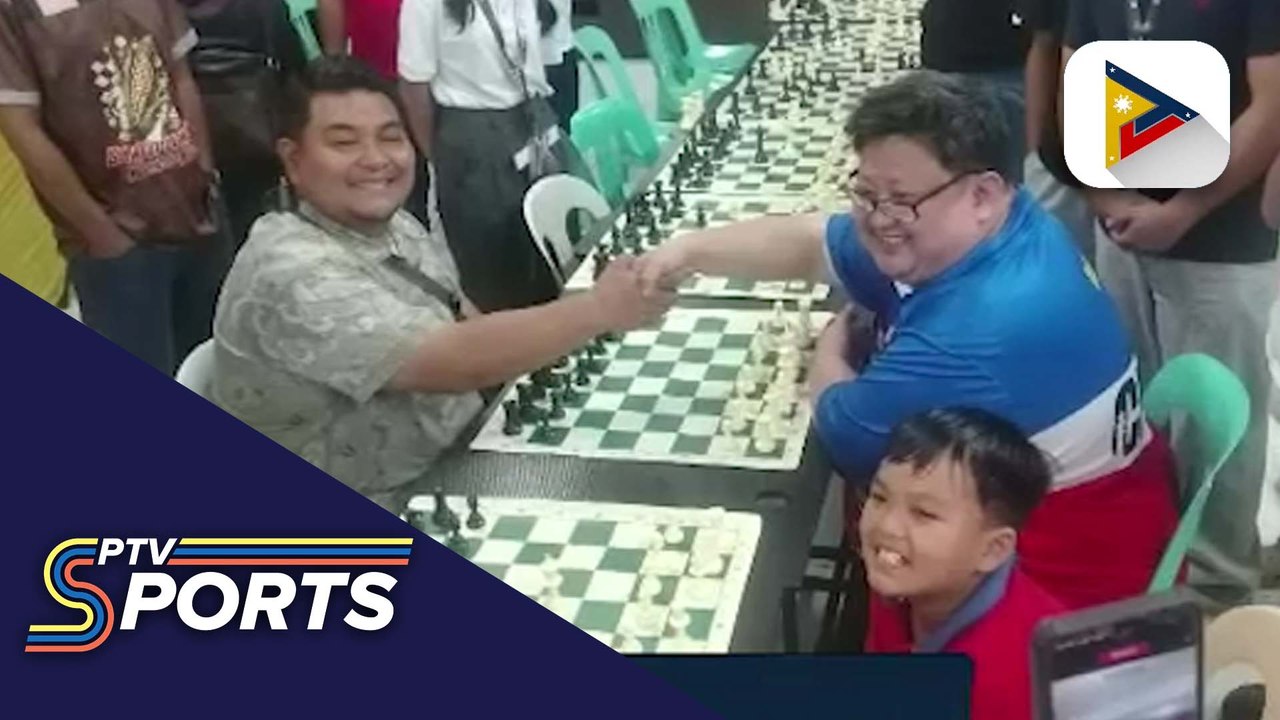 Arena GM Marlon Bernardino, nagsagawa ng chess simultaneous exhibition sa Pangasinan