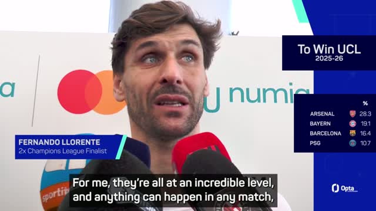 'Hard to pick a favourite' to win Champions League - Llorente