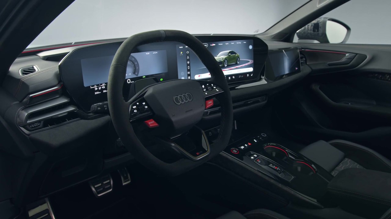 Der neue Audi RS 5 - Informiert bis auf die letzte Zehntelsekunde - RS-spezifische Anzeigen