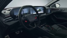 Audi RS 5 Sedan Interior Design in Studio