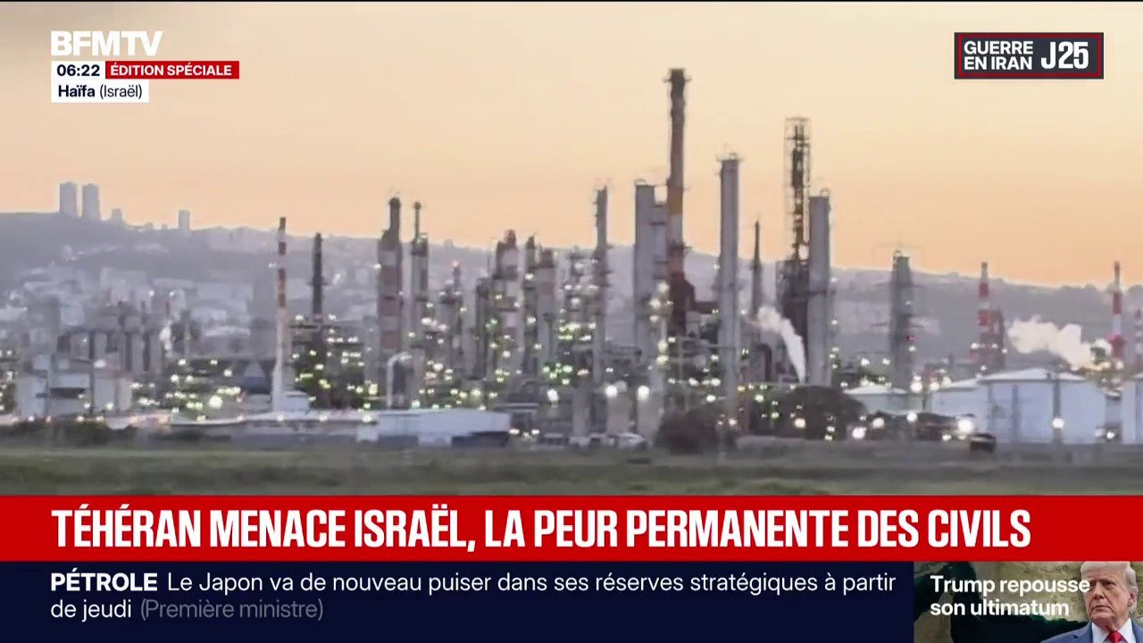 Israël: sécurité maximale autour des infrastructures énergétiques du pays, menacées par l'Iran