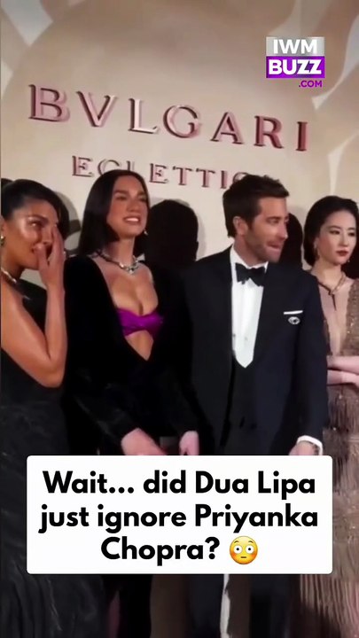 Ignore or just a moment missed? Priyanka Chopra and Dua Lipa moment has everyone talking