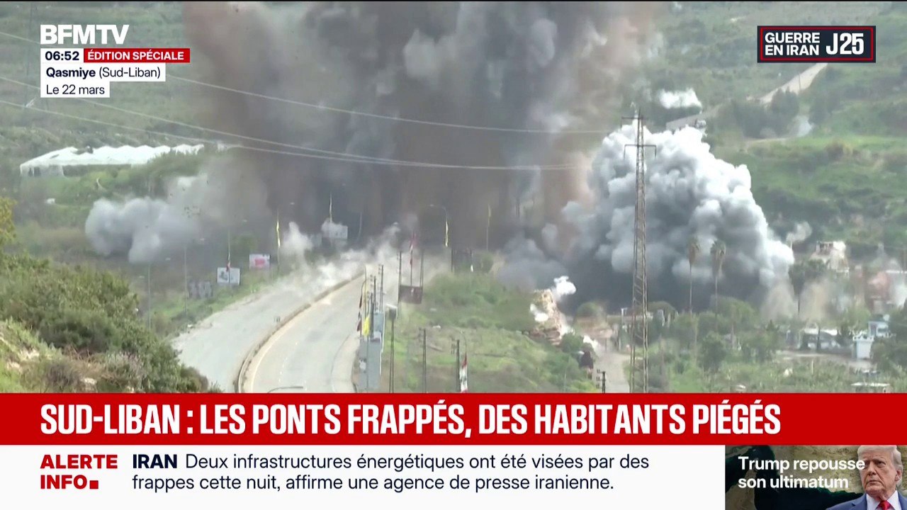"Tout ça risque de bien compliquer le quotidien des civils": au Sud-Liban, Israël détruit les ponts stratégiques