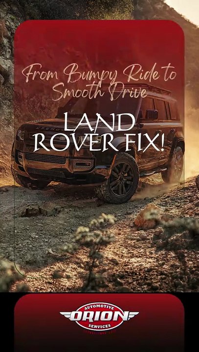 From Bumpy Ride to Smooth Drive — Land Rover Fix!