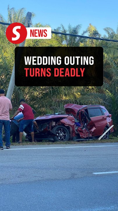 Three family members killed in Dungun crash after attending relative’s wedding