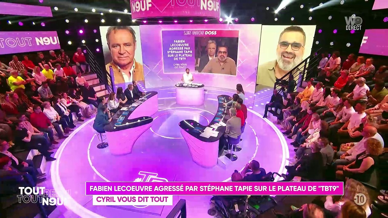 Fabien Lecoeuvre/Stéphane Tapie - Les chroniqueurs de Cyril Hanouna racontent la scène pour la première fois : "Fabien a reçu plusieurs coups de poings et il est tombé lourdement sur le sol"