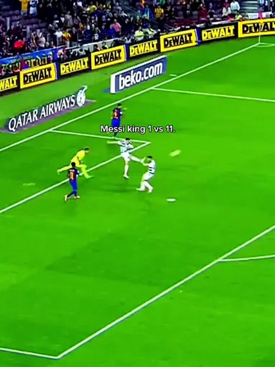 Messi King 1 vs 11 ☠️ | Insane Skills & Goals 🔥 #Messi #Football #FYP  #futnory