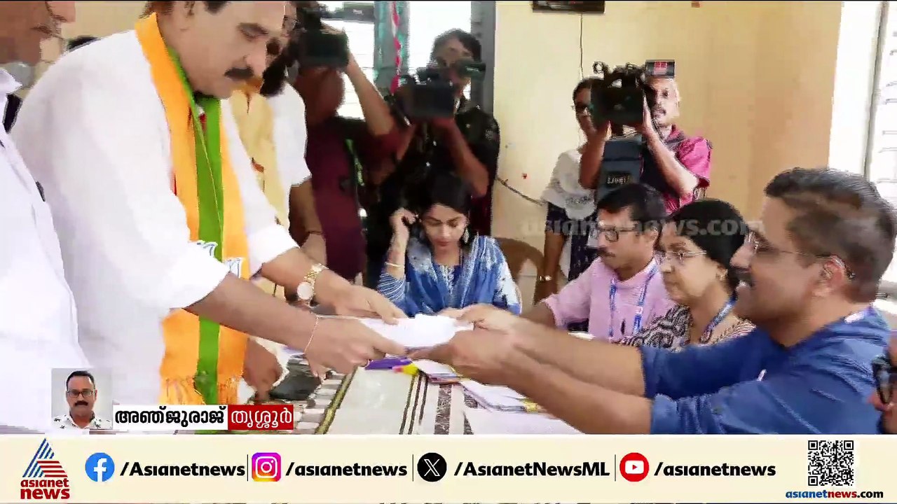 ഗുരുവായൂരില്‍ ബിജെപിക്ക് ആശ്വാസം; ബി ഗോപാലകൃഷ്ണന്‍റെ പത്രിക സ്വീകരിച്ചു