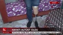 Adana'da 700 lira için verdiği IBAN, protez bacaklı şahsın hayatını kararttı