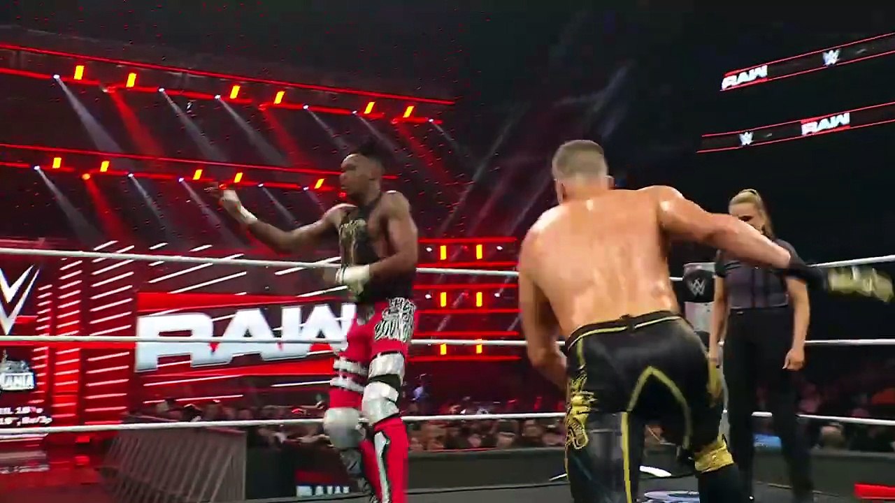 WWE RAW 23 MATCH 2026 JEVON EVANS VS GRAYSON WALLER FULL MATCH